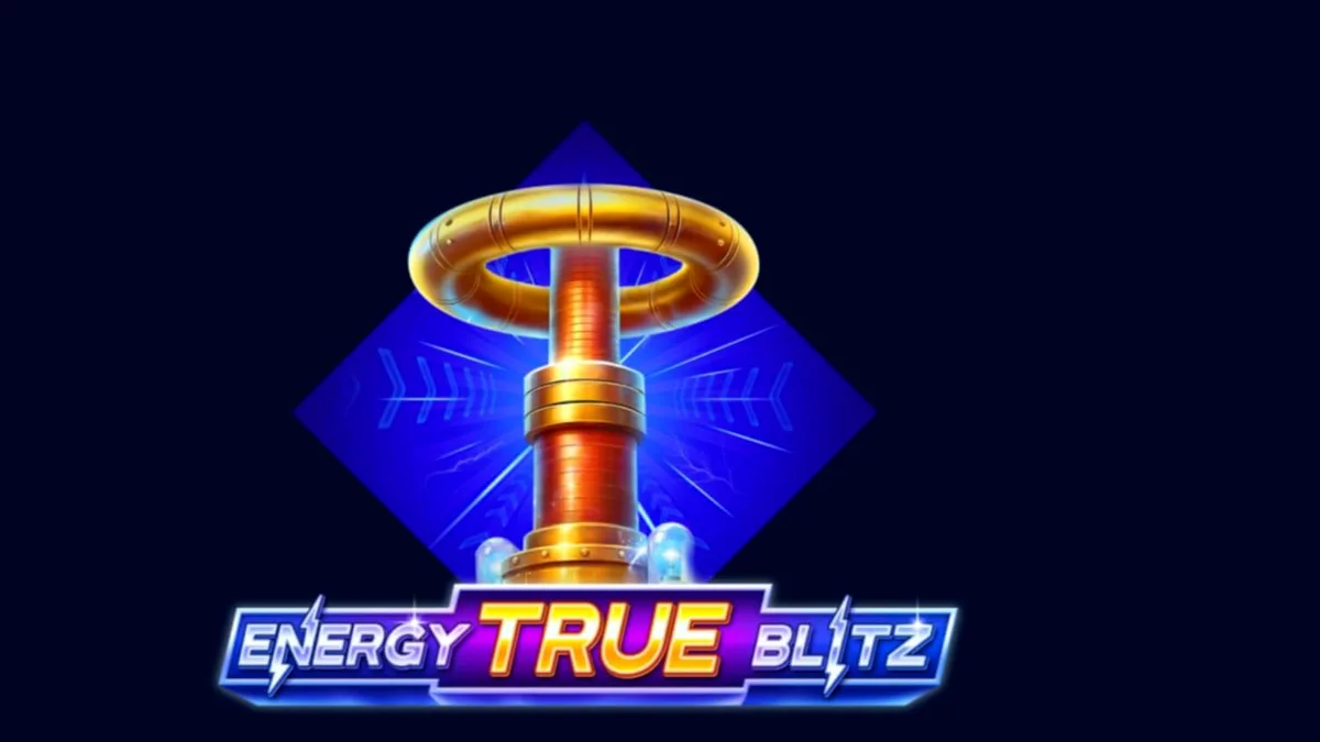 Energy True Blitz স্লটের নিয়ন এবং বৈদ্যুতিক থিমযুক্ত গেমপ্লে স্ক্রিনশট
