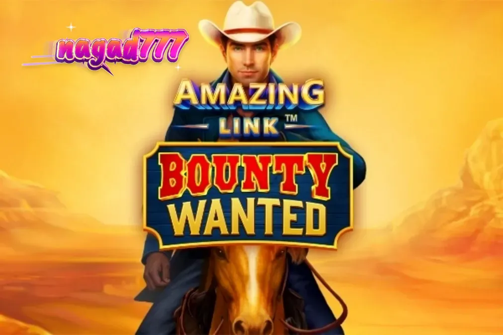 Amazing Link Bounty Wanted স্লট গেমের মরুভূমি এবং কাউবয় থিমযুক্ত ইন্টারফেস
